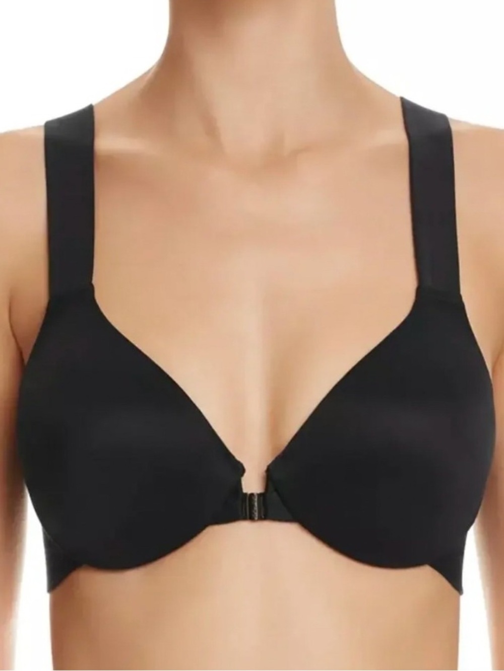 Spanx Bra-llelujah Full Coverage Front Closure Bra Black 34C 30017R